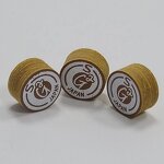 Billiards Cue Tips Factory - 14mm Brown 8L New G2