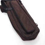 Pool Cue Bag Supplier - Red 5 Holes 1/2 Split Canvas