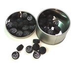 Pool Cue Tips Factory - NICEST 14mm Black 6 Layers