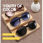 Sunglasses Manufacturer - OEM Custom Vintage Round Plastic Frame Windshield