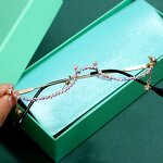 Sunglasses Manufacturer - OEM Custom Fashion Diamond Semi Rimless No Lens