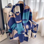 Cashmere Poncho Manufacturer - OEM Custom Luxury Custom Thick Winter Scarf