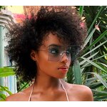 Sunglasses Manufacturer - OEM Custom Trendy Metal Big Oversized Rimless