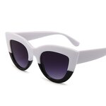 Sunglasses Manufacturer - OEM Custom Stylish Big Cat.3 UV400 Black Cat Eye