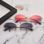 Sunglasses Manufacturer - Wholesale 2021 Funny Frame Rimless Tears Drop