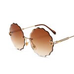 Sunglasses Manufacturer - OEM Custom Flower Saw Shape Gradient Metal