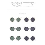 Sunglasses Manufacturer - OEM Custom Fashion Mens Polarized Round Metal