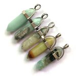 Agate Pendant Manufacturer - OEM Custom Natural Quartz Hexagonal Column