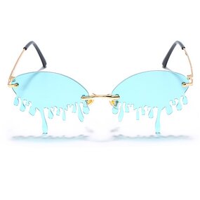 Sunglasses Manufacturer - Wholesale 2021 Funny Frame Rimless Tears Drop