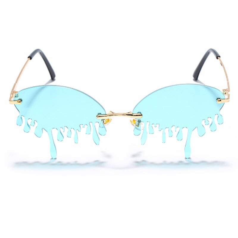 Sunglasses Manufacturer - Wholesale 2021 Funny Frame Rimless Tears Drop