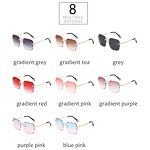 Sunglasses Manufacturer - OEM Custom Fancy Fashion Gradient Metal Big