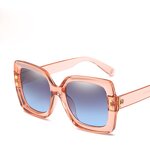 Sunglasses Manufacturer - OEM Custom Women Retro Rivet Transparent Big