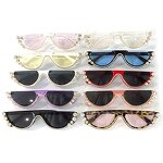 Sunglasses Manufacturer - OEM Custom 2024 Cool Half Eyewear Luxury Cat Eye