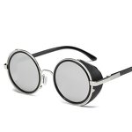 Sunglasses Manufacturer - OEM Custom Metal Mirror Punk Glasses Vintage Retro