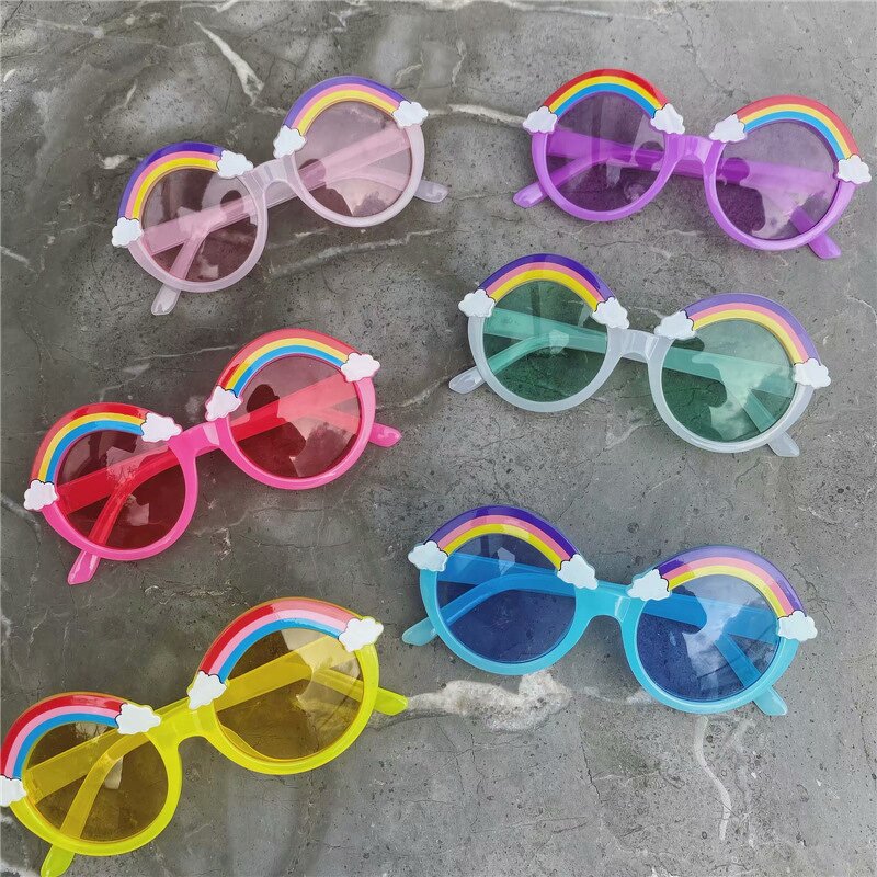 Kids Sunglasses Manufacturer - OEM Custom Glitter Luxury Color Lens Round