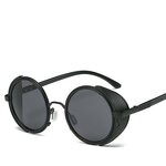 Sunglasses Manufacturer - OEM Custom Metal Mirror Punk Glasses Vintage Retro