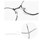 Eye Glass Frames Manufacturer - OEM Custom Polygon Metal Clear for Optical
