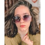 Sunglasses Manufacturer - OEM Custom Fancy Pilot 2020 Gradient Women Cut