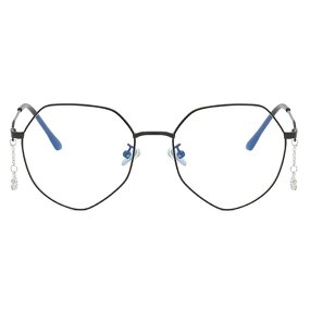 Spectacle Frame Manufacturer - OEM Custom New Net Red Female Polygonal Metal