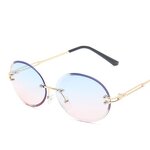 Rimless Sunglasses Manufacturer - OEM Custom China Factory Vintage Round