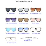 Sunglasses Manufacturer - OEM Custom FRIENDS Gradient Metal Mirror Oversized