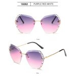 Sunglasses Manufacturer - OEM Custom Glitter Luxury Big Frame Oversized
