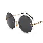 Sunglasses Manufacturer - OEM Custom Flower Saw Shape Gradient Metal