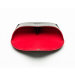 Sunglasses Case Manufacturer - OEM Custom Branded Button Black Soft Leather