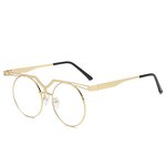Sunglasses Manufacturer - OEM Custom 2021 New Hip Hop Retro Steampunk Round