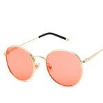 Sunglasses Manufacturer - OEM Custom Round Metal Thick-edged Colorful Ocean