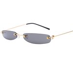 Rimless Sunglasses Manufacturer - OEM Custom Women Men 2024 Metal Hip Hop