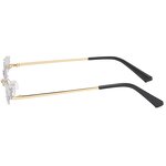 Rimless Sunglasses Manufacturer - OEM Custom Hot Narrow Metal Small Fire
