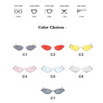 Sunglasses Manufacturer - OEM Custom Fashion Cat Eye Small Metal Frame