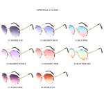 Sunglasses Manufacturer - OEM Custom Fancy Pilot 2020 Gradient Women Cut
