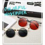 Sunglasses Manufacturer - OEM Custom 2021 New Hip Hop Retro Steampunk Round