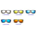 Sunglasses Manufacturer - OEM Custom Promotion Square Bamboo Wooden Mirror