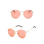 Sunglasses Manufacturer - OEM Custom Round Metal Thick-edged Colorful Ocean