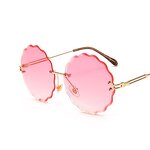 Sunglasses Manufacturer - OEM Custom Flower Saw Shape Gradient Metal