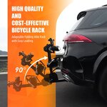Bicycle Carrier Rack Factory - Hitch Mounted 2/4 Bikes Foldable