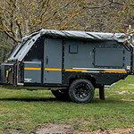 Foldable Camping Trailer Supplier - RV with LED Lights Small