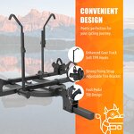 Bicycle Carrier Rack Factory - Hitch Mounted 2/4 Bikes Foldable