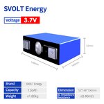 Lithium Battery Cell Supplier - SVOLT NCM 3.7V 126Ah for EPS