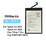 Tecno Battery Supplier - BL-49NT 5000mah for Spark Go 2023