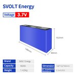 Lithium Battery Cell Supplier - SVOLT 3.7V 90Ah Phosphate NCM