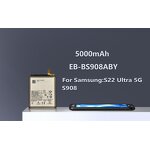 Samsung Battery Supplier - EB-BS908ABY 5000mah for S22 Ultra