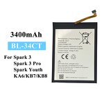 Tecno Battery Factory - BL-34CT 3400mah for Spark 3 Pro