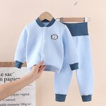 Baby Clothes Set Manufacturer - OEM Custom 2021 Winter 2pcs Cotton Toddler