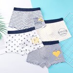 Boys' Underwear Set Manufacturer - OEM Custom Cotton 4 Pcs Children's Boxer
