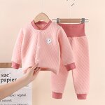 Baby Clothes Set Manufacturer - OEM Custom 2021 Winter 2pcs Cotton Toddler