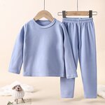 Pajamas Set Manufacturer - OEM Custom Cotton Solid Colors 2pcs Soft